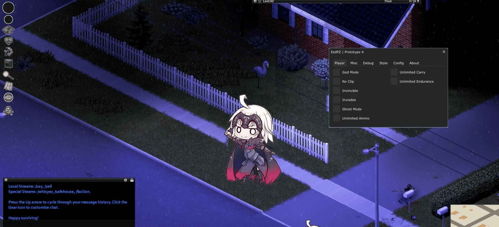 僵尸毁灭工程 / Project Zomboid - 老外免费辅助工具 上帝模式/幽灵模式/无线弹药/其他功能  第1张 僵尸毁灭工程 / Project Zomboid - 老外免费辅助工具 上帝模式/幽灵模式/无线弹药/其他功能  第1张