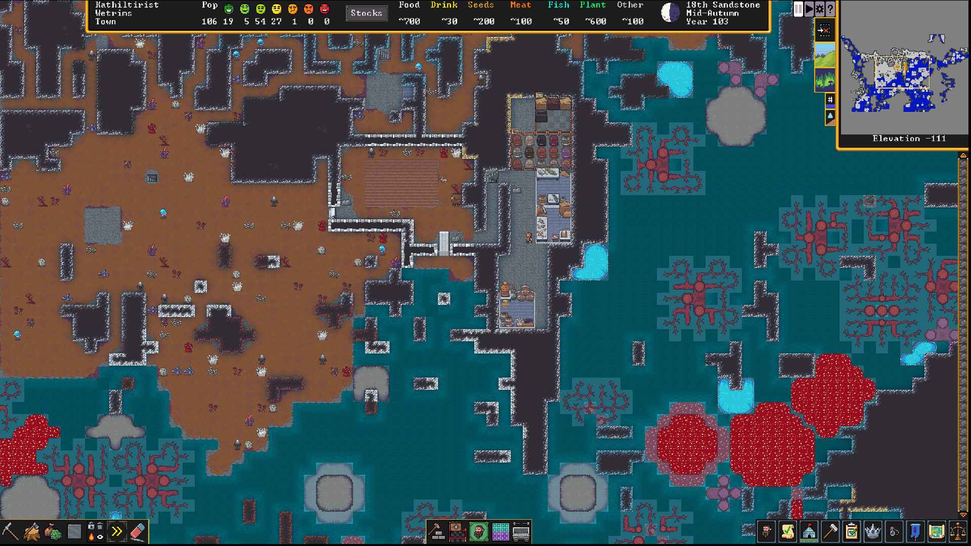 《矮人要塞 Dwarf Fortress》V51.01.BETA.14|官方英文|容量255MB  第1张 《矮人要塞 Dwarf Fortress》V51.01.BETA.14|官方英文|容量255MB  第1张