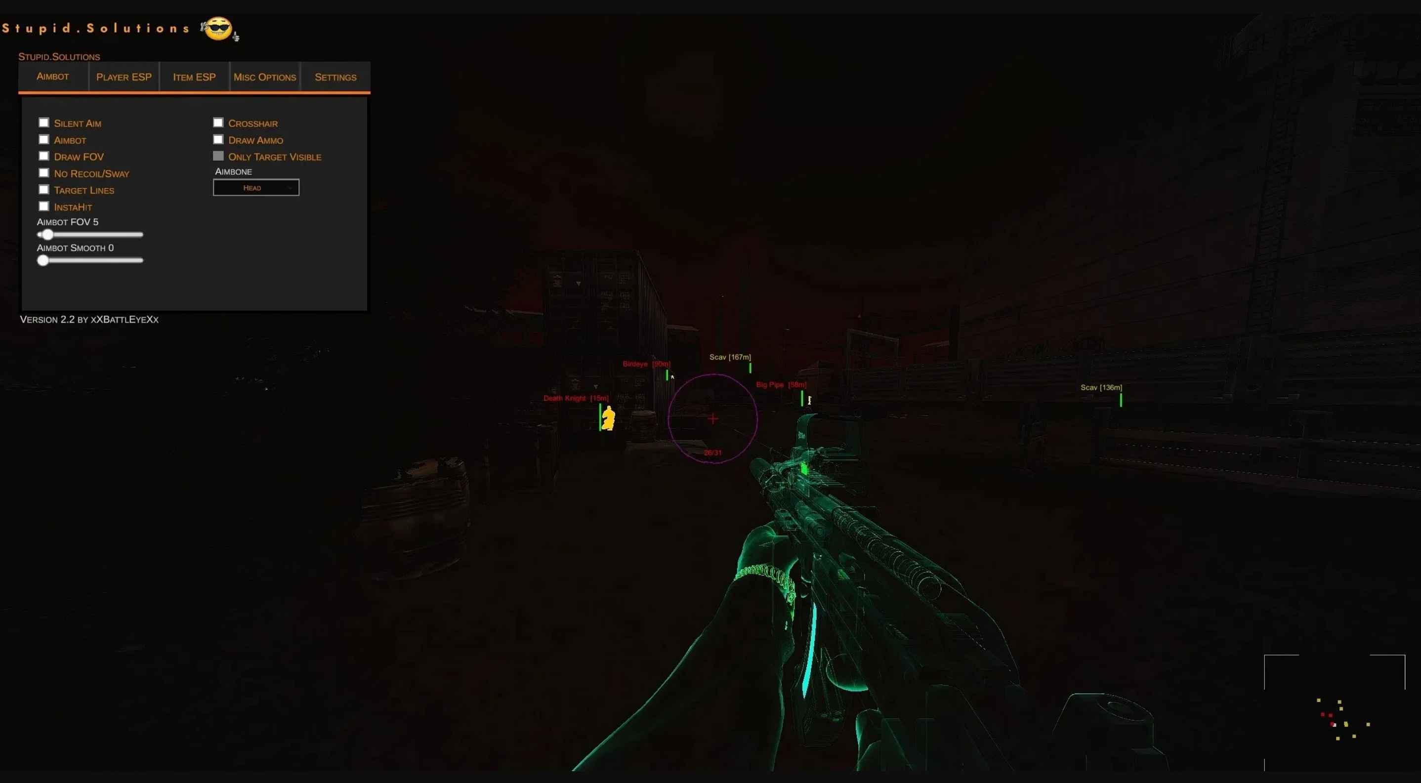 逃离塔科夫Stupid.Solutions PVE辅助 v3.3.1  第1张 逃离塔科夫Stupid.Solutions PVE辅助 v3.3.1  第1张