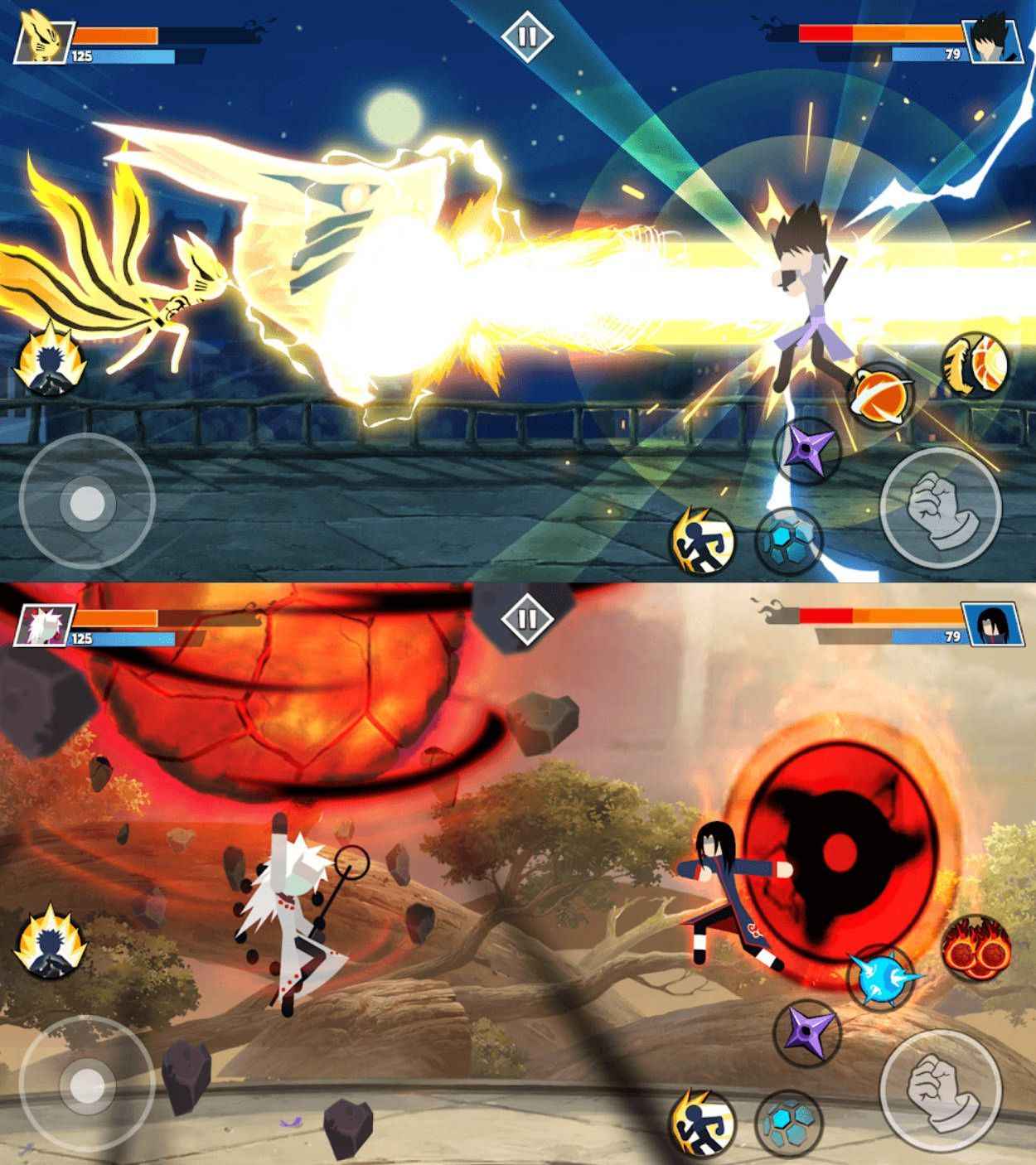 安卓手机游戏《火柴忍者格斗》v7.0解锁无限金钱 菜单  第1张