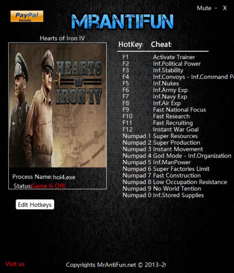 钢铁雄心4修改器  第1张